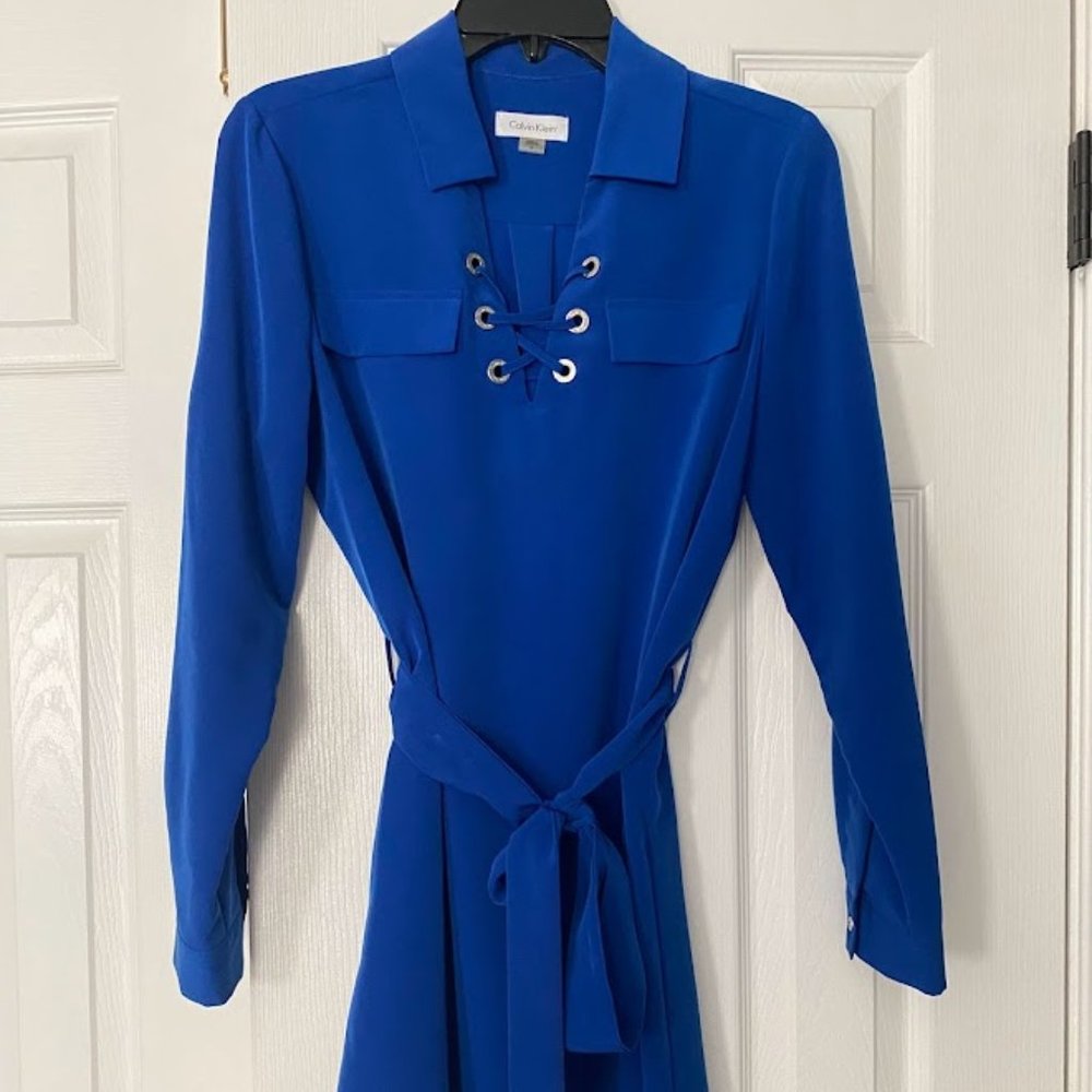 Calvin Klein Royal Blue Dress Sz6
